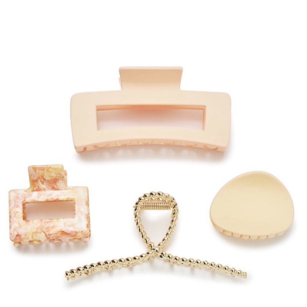 4 Pack Hair Clips - Kelly & Katie